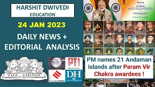 24th January 2023-The Hindu Editorial Analysis+Daily Current Affair/News Analysis by Harshit Dwivedi