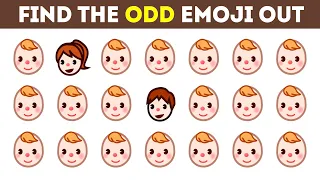 HOW GOOD ARE YOUR EYES NO.270 | Find the odd emoji out | Emoji Puzzle Quiz