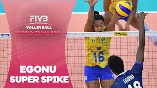 Egonu Super Spike v Brazil!