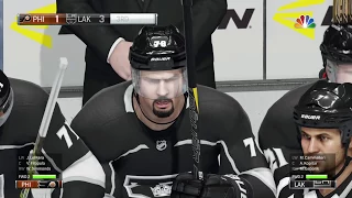 NHL® 18 PS4: Philadelphia Flyers vs Los Angeles Kings.