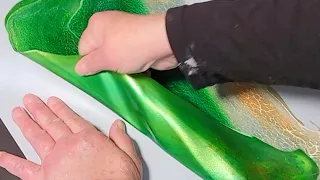 🤑Turn Dried Paint Skins Into Real Cash By Doing This! Great Idea For ALL! Acrylic Pouring