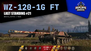 WZ-120-1G FT - Last standing 21 / 9 frags, 4836 damage, 1655 exp., Ensk, World of Tanks