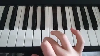 "faccetta nera", a song at the piano