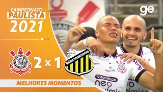 CORINTHIANS 2 X 1 NOVORIZONTINO | MELHORES MOMENTOS | 12ª RODADA PAULISTA 2021 | ge.globo