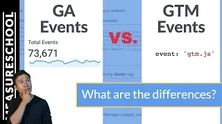 GTM Events vs. Google Analytics Events - What's the difference?
