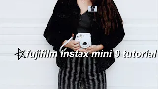 Fujifilm (polaroid) Camera Instax Mini 9 How To Use Tutorial 2018