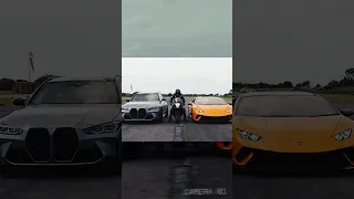 😈Huracan vs 💀M3 Touring vs 🔥GSXR #lamborghini #bmw #suzuki #rollrace #officiallygassed