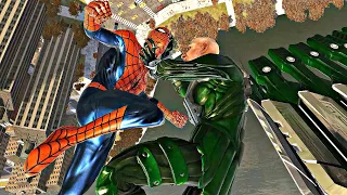 Spider-Man vs. Vulture Boss Fight Scene (Spider-Man Web of Shadows)