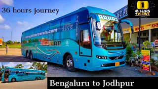 India's longest bus journey from Bangalore to Jodhpur by India's first Volvo BS6 B11R bus | 2000 KMS