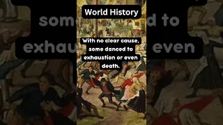 The Dancing Plague of 1518 #shorts #history #historyfacts