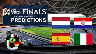 2023 UEFA Nations League Finals Predictions!