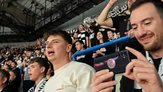 Partizan Belgrade anthem. The BEST fans in the world Partizan 🇷🇸 Belgrade Basketball 🏀