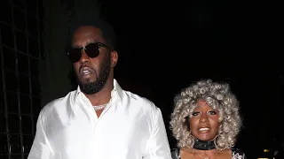 Diddy his mother and kids arriving to Catch Steak for Chance Combs's Sweet Sixteen birthday party