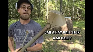 SHOOTING 50 CAL!! @sammoore138 Hay bail (Part 3) THE FINALE!!!