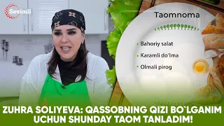 OLOV PAZANDA 102-MASUM 3-QISM ZUHRA SOLIYEVA: QASSOBNING QIZI BO`LGANIM UCHUN SHUNDAY TAOM TANLADIM!