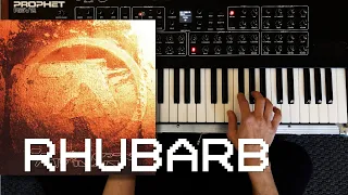 APHEX TWIN - Rhubarb (Prophet REV2 Synth Cover)