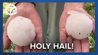 'It was apocalyptic': Davison community cleaning up after massive hailstorm