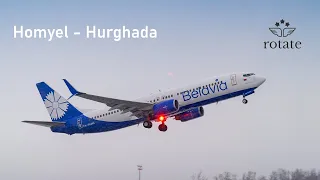 Homyel - Hurghada | Boeing 737 | Belavia | Rotate