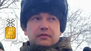 A Russian general Vitaly Geraismov used local Ukraine sim card, this is what happened next