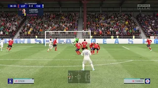 Shaqiri Scores From A Freekick in Fifa 22