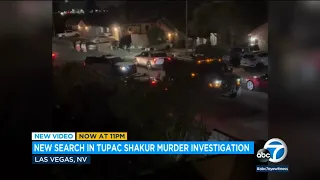 Tupac Shakur murder: Video shows police arrive to execute search warrant