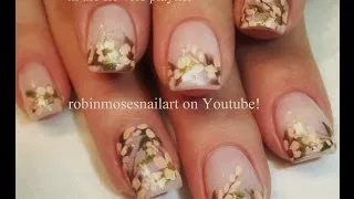 Easy Wedding Nails! Vintage Flower Nail Design Tutorial