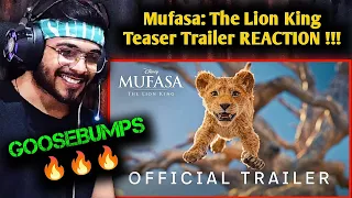 Mufasa: The Lion King Teaser Trailer REACTION!!!