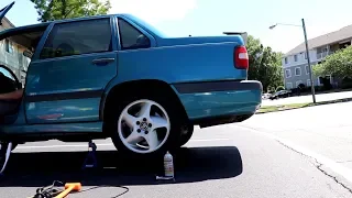 Volvo 850 Non Turbo Muffler Delete Sound (2.4L 20V I5 Straight Pipe)