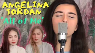 Our reaction to Angelina Jordan covering John Legend's "All of Me" | ♥️♥️♥️