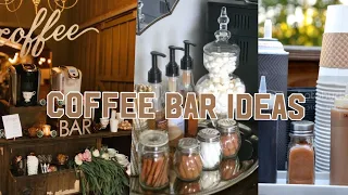 Coffee Bar Ideas to Try!!! DIY Coffee Bar for Parties and Weddings