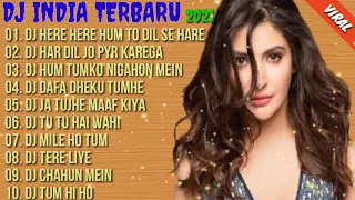 DJ INDIA TERPOPULER 2021 ❤️DJ  SLOW BASS SANTUY || DJ HERE HERE HUM TO DIL SE HARE