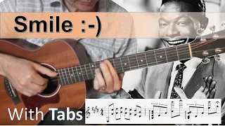 Smile - nat king cole - solo fingerstyle guitar