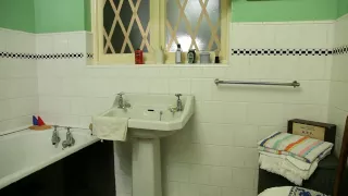 The 1940s House: The Bathroom and Toilet