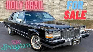 1992 Cadillac Brougham d'Elegance $1,000 NO RESERVE Triple Black Vogue HOLY GRAIL 5.7 MOONROOF SOLD