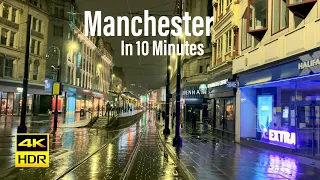 Manchester, UK In 10 Minutes 4K-HDR Walking Tour - 2021 - Tourister Tours