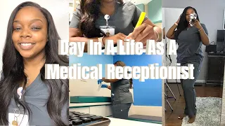 DAY IN A LIFE AS A MEDICAL RECEPTIONIST | UPDATED | LIFE ON A TERRACE
