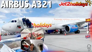 Jet2Holidays Airbus A321Ceo Flight Tenerife South - Manchester Airport (Trip Report)