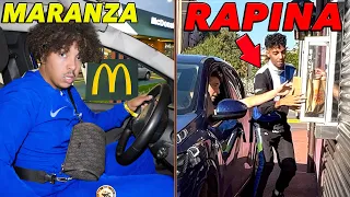 Maranza RUBANO al Mc Drive - SCHERZI 100% PAZZI al MC DONALD'S!! Ep. 5