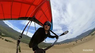 Mt Buffalo hang gliding launch