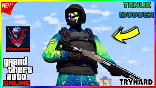 AVOIR UNE MAGNIFIQUE NOUVELLE TENUE TRYHARD SANS CODAGE ET FACILE À FAIRE SUR GTA 5 ONLINE EN 1.58!