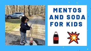 Xander's Mentos and Soda Challenge for Kids