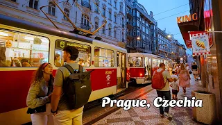 Prague, Czech Republic 🇨🇿  2023 4K 60fps HDR Walking Tour (▶︎47min)