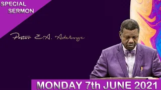 PASTOR E.A ADEBOYE SERMON - RCCG JUNE DIVINE ENCOUNTER 2021