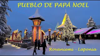 Pueblo de Papá Noel: mejores videos de Santa Claus Village Rovaniemi Laponia Finlandia Feliz navidad