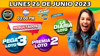 Sorteo 03 PM Loto Honduras, La Diaria, Pega 3, Premia 2, LUNES 26 DE JUNIO 2023 |✅🥇🔥💰