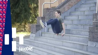 Parkour tricks met Hoodie: Aflevering 7 - Hoe doe je de Scoop en Back Throw?