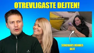 REAGERAR PÅ KÄRLEKEN FLYTTAR IN | värsta dejten vi sett!