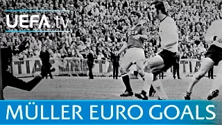 All of Gerd Müller’s goals at EURO 1972