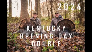 2024 Kentucky Spring Gobbler Opening Day Double | First Ever Turkey!