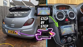 Installing a reverse camera to my Corsa D (Auto Pumpkin Stereo Synced) Full step by step tutorial
